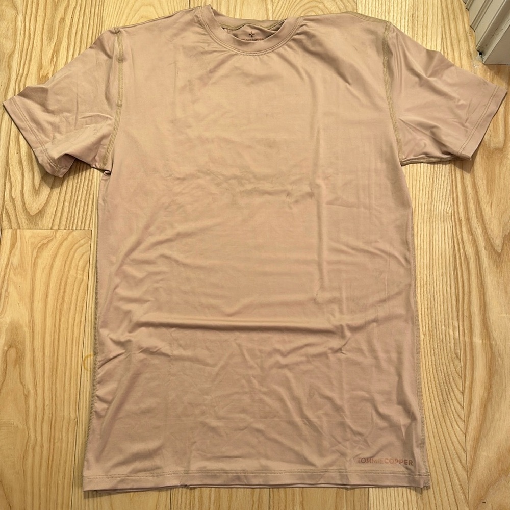 Tommie Copper men’s short sleeve crew t shirt Nude